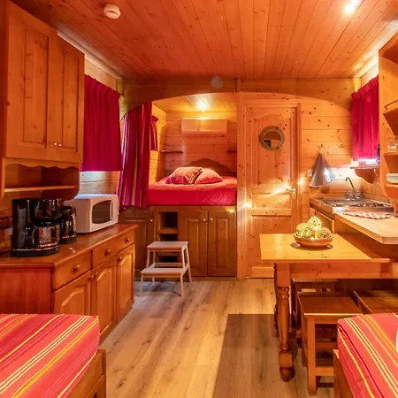 Roulotte Climatisee Avec Piscine Et Jardin - Fr-1-622-54 *