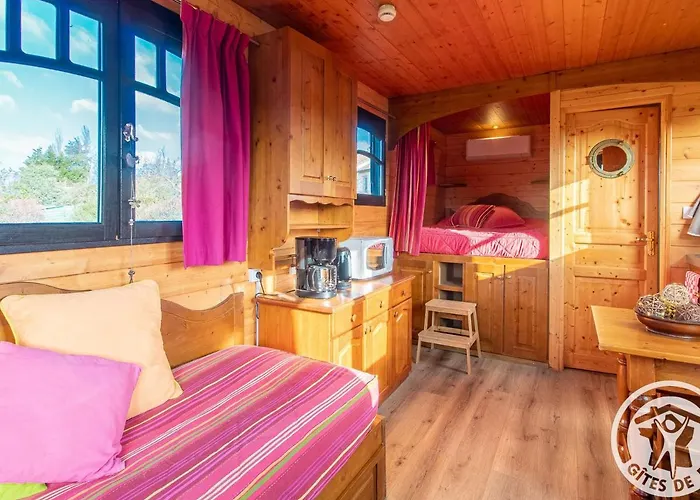 Roulotte Climatisee Avec Piscine Et Jardin - Fr-1-622-54